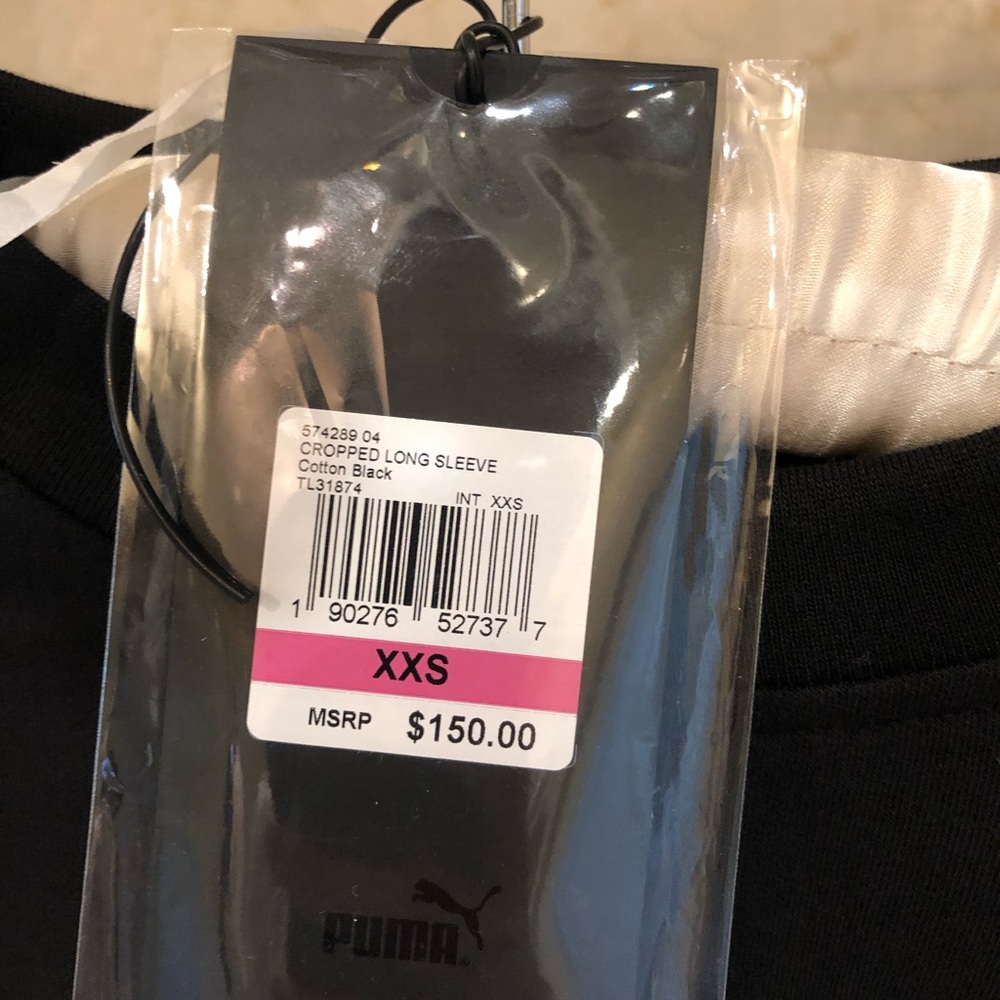 PUMA BY RIHANNA CROPPED LONG SLEEVE SWEATSHIRT. 💯 - Picture 7 of 7
